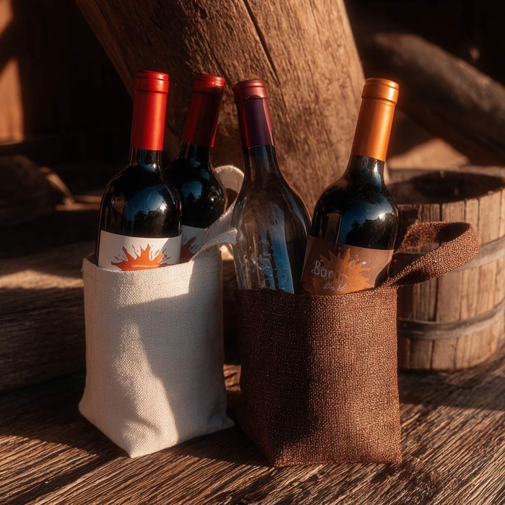 Image of Canvas Wine & Bottle Bags